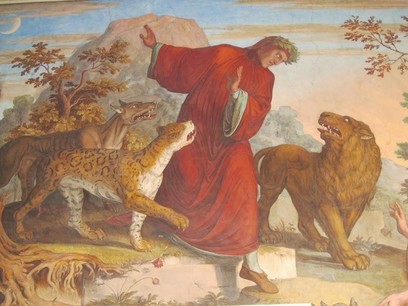Stanza-di-Dante-affresco